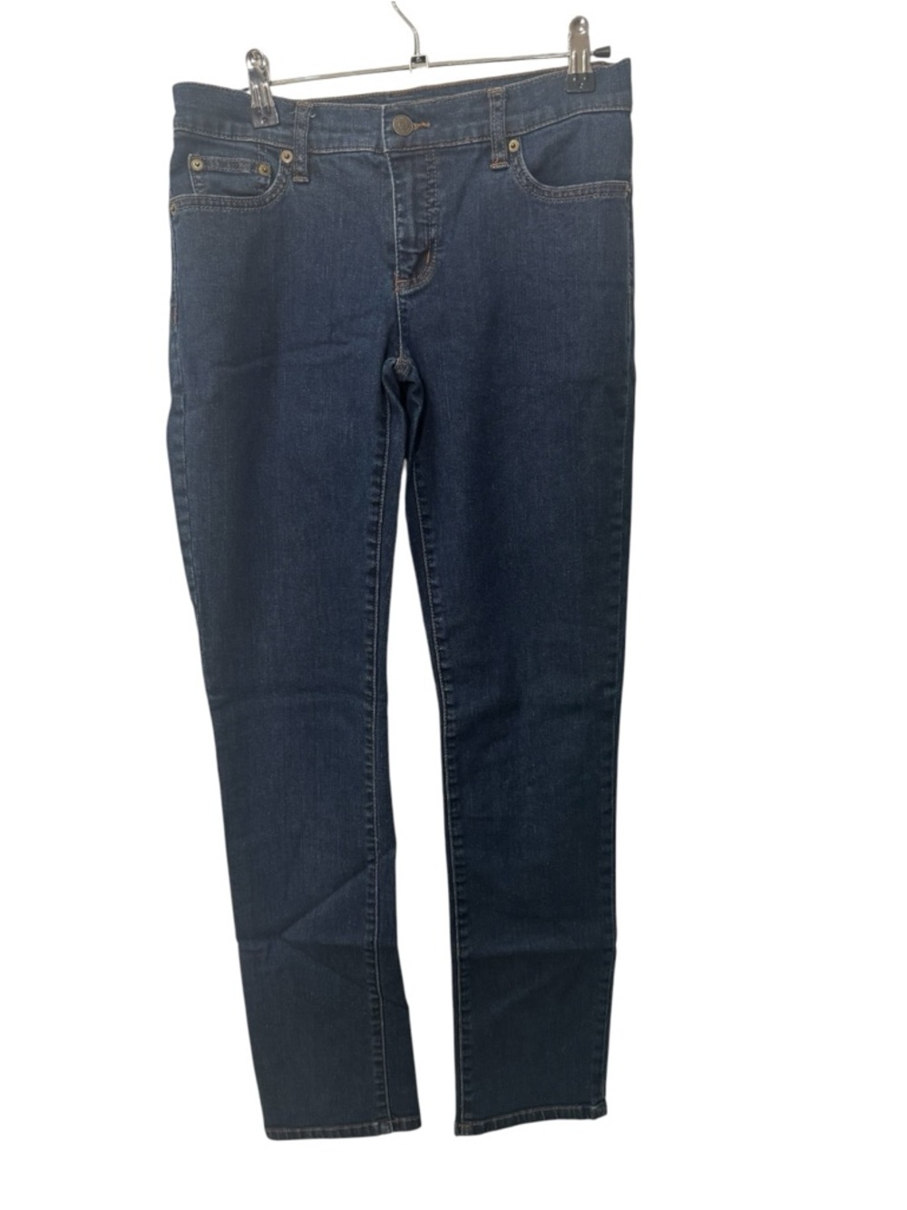 Lauren Ralph Lauren jeans are a classic dark-wash, straight-leg style size 4